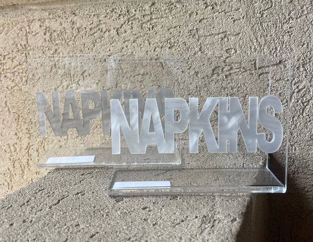 Acrylic Napkin/Note Holders
