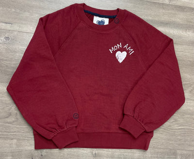 Madz Mon Ami with Heart Sweatshirt