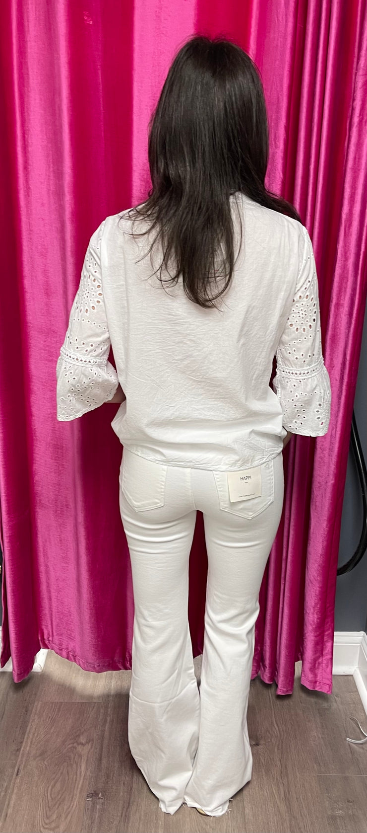Jodi Embroidered Long Sleeve Top
