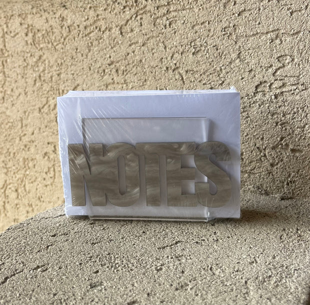 Note Holder with Paper