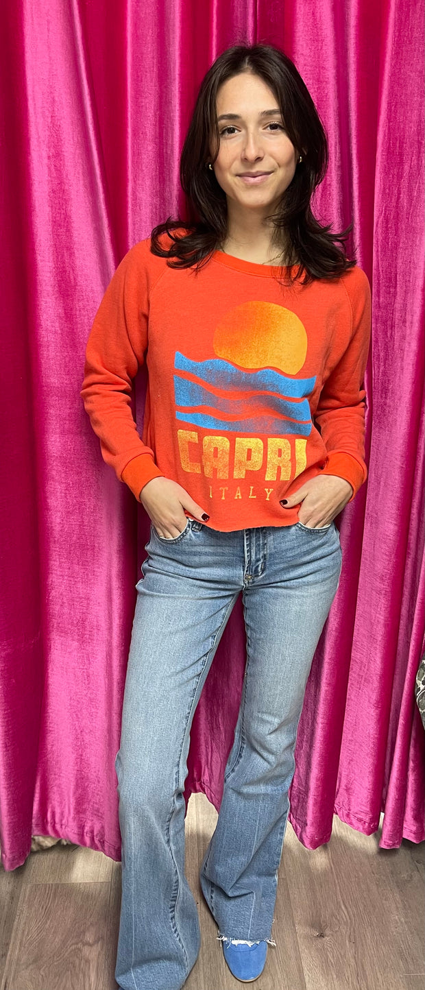 Capri Crop Sweatshirt