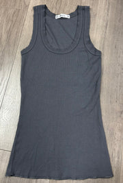 Short Scoop Neck Tank