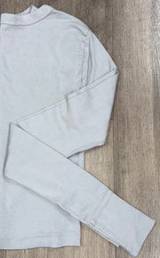 Luxx Long Sleeve Cropped Crew Neck