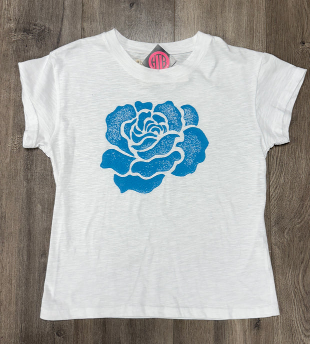 Madz Flower Stamp Short Sleeve Tee