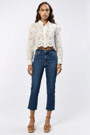 Kerr Eyelet Button Down Shirt