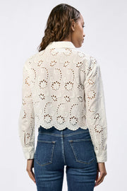 Kerr Eyelet Button Down Shirt