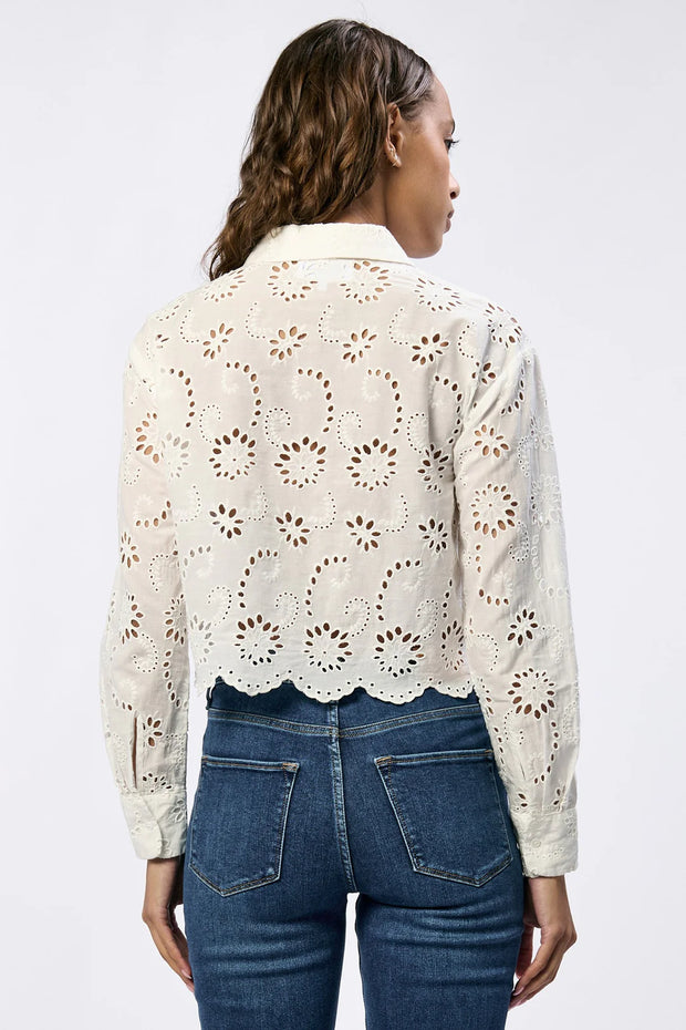 Kerr Eyelet Button Down Shirt