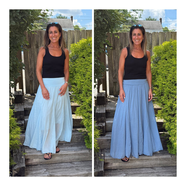 Caribe Convertible Foldover Maxi Skirt /Dress