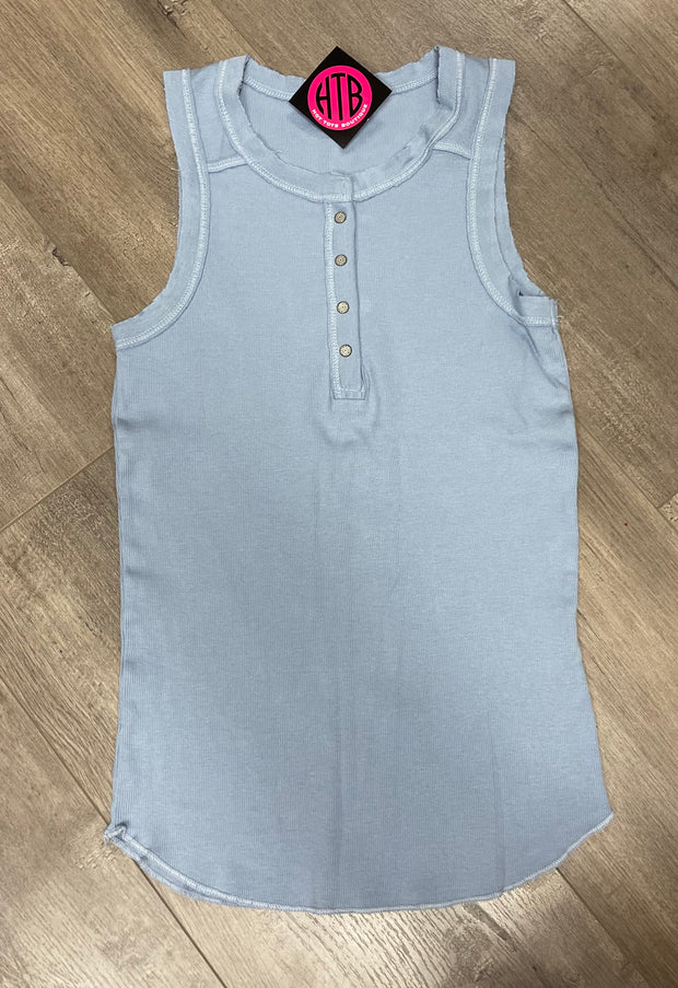 Henley Crew Tank