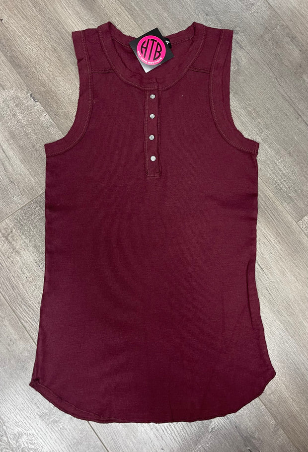 Henley Crew Tank