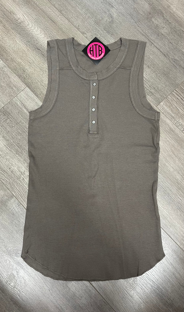 Henley Crew Tank