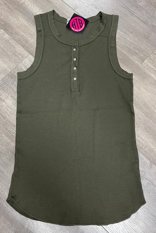 Henley Crew Tank