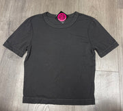 Luxx Cropped Crew Neck Short Sleeve Tee