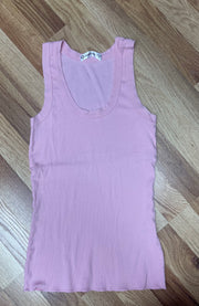 Short Scoop Neck Tank