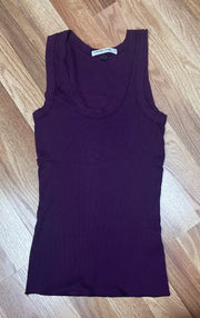 Short Scoop Neck Tank