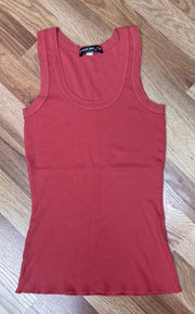 Short Scoop Neck Tank