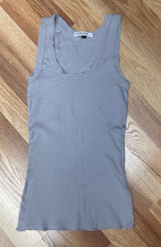 Short Scoop Neck Tank