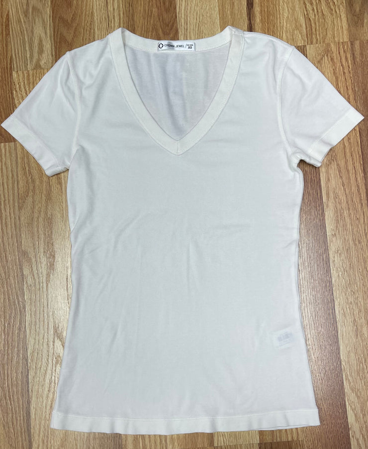 Luxx Short Sleeve V Neck Tee