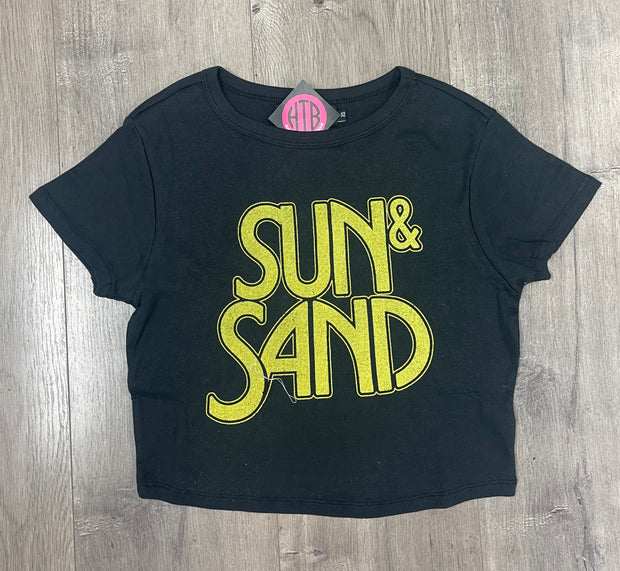 Sun & Sand Cropped Tee