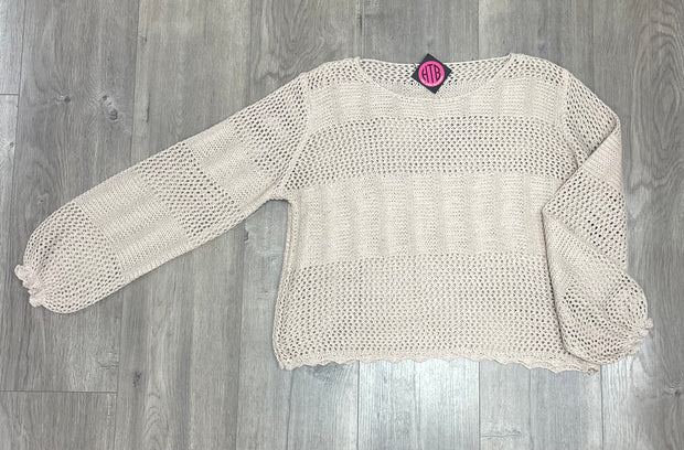 Camille Open Knit Sweater