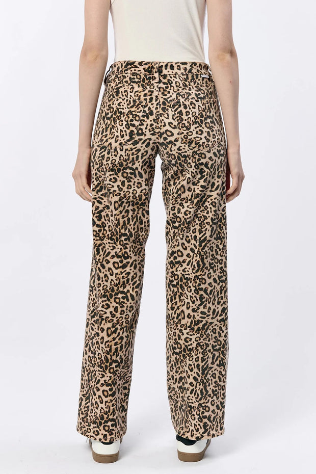 Leopard Straight Leg Jean