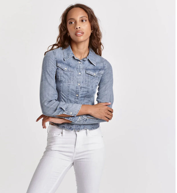 Uma Soft Denim Long Sleeve Shirt