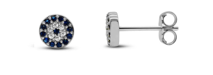 Evil Eye Bling Studs