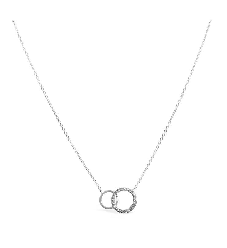 Dainty Double Circle Necklace