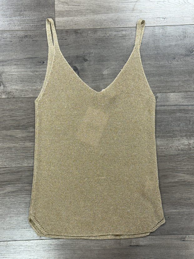 Metallic Cami Sweater