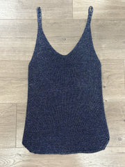 Metallic Cami Sweater