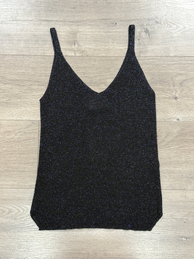 Metallic Cami Sweater