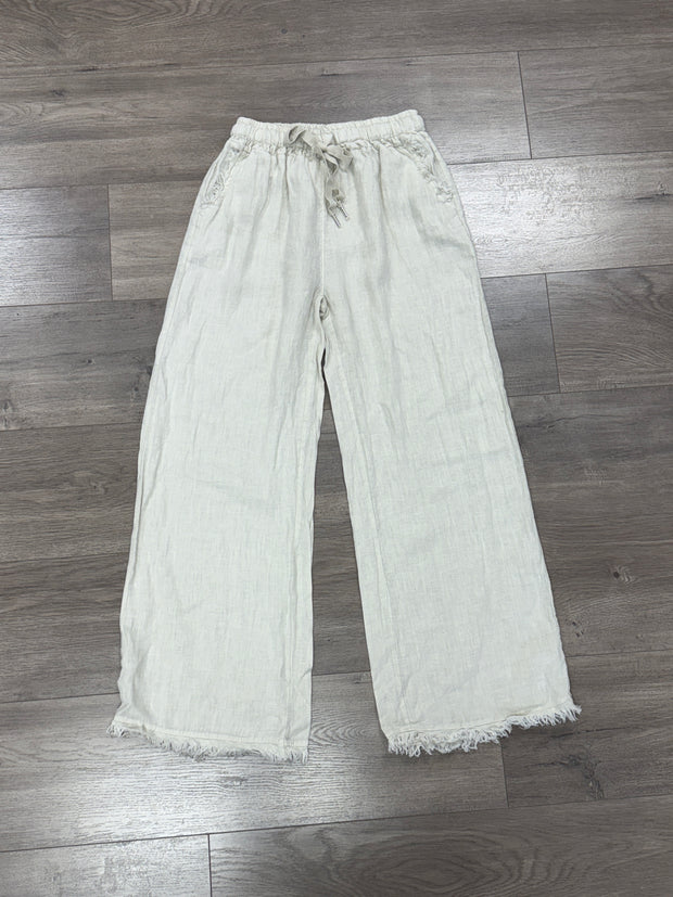 Sofia Linen Wide Leg Pant