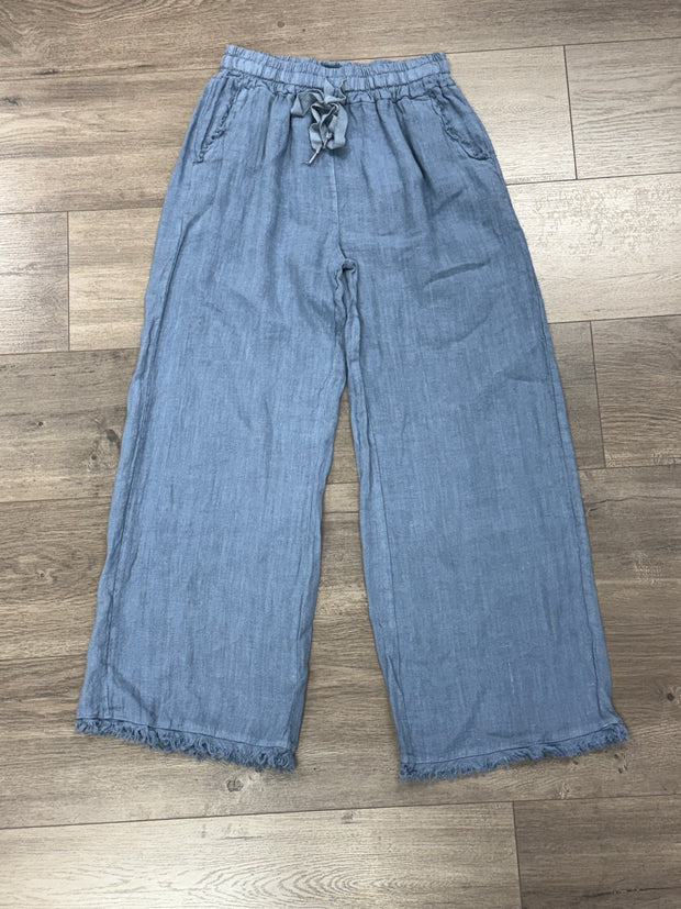 Sofia Linen Wide Leg Pant