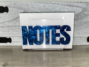 Note Holder with Paper