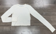 Luxx Long Sleeve Cropped Crew Neck