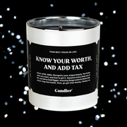Ryan Porter Know Your Worth Candle