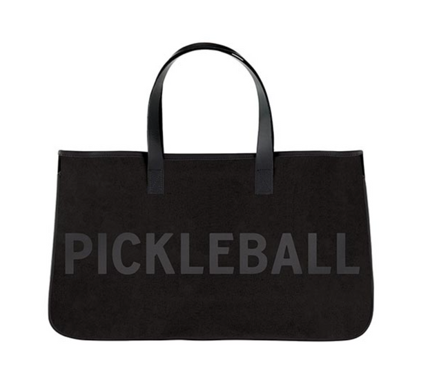 Pickleball Canvas Tote