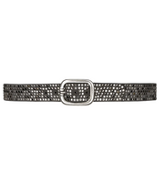 Charcoal Studded Leather Streets Ahead Belt