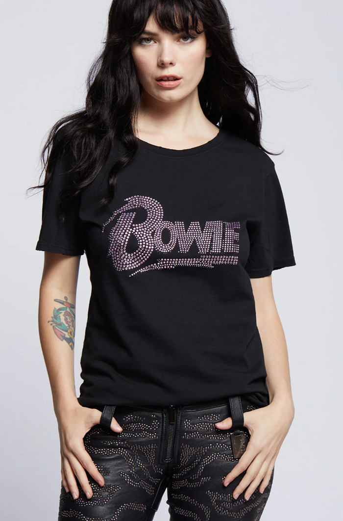 Bowie Crystal Boyfriend Tee