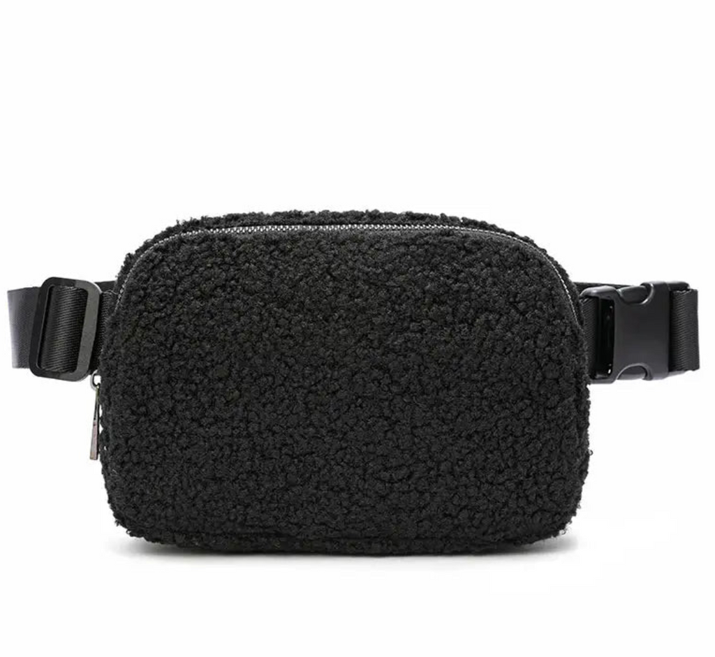 Delta Belt/Crossbody Bag - Black - Prenelove Black