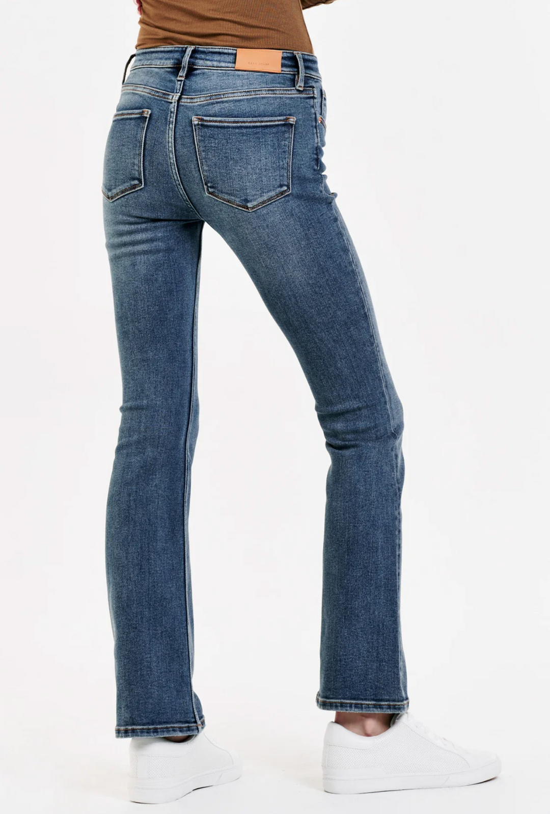 【2plan】Crew Damage Bootcut Denim Pants Women's Bootcut Jeans | Black/Dark grey | Diesel D-Hush