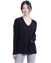 Patch Pocket Tunic Sweater