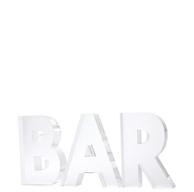 BAR Stand Alone Letters