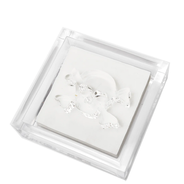 Cocktail Napkin Holder - Skull
