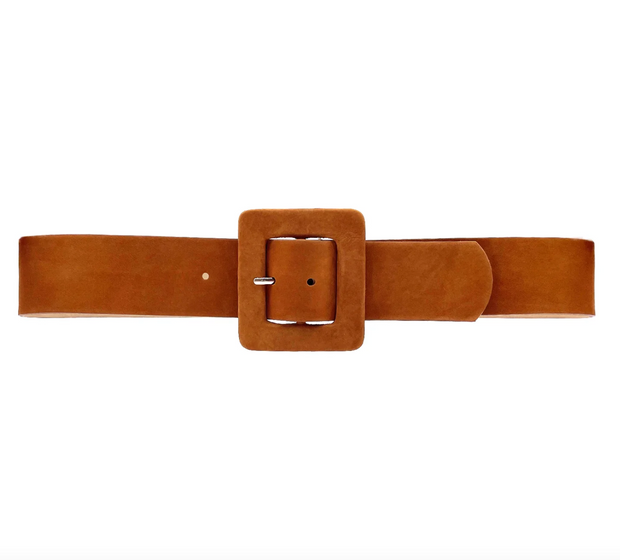 Covered Buckle Cognac Leather Streets Ahead Belt