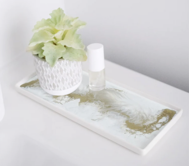 Large Ceramic Resin Trays