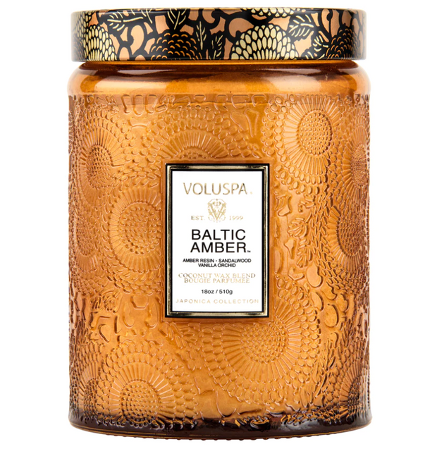 Voluspa Baltic Amber Candle Collection