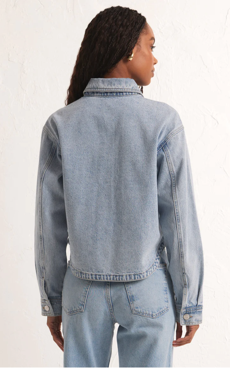 Z Supply Cropped Denim Jacket – HTB Boutique Z Supply Cropped Denim Jacket – HTB Boutique