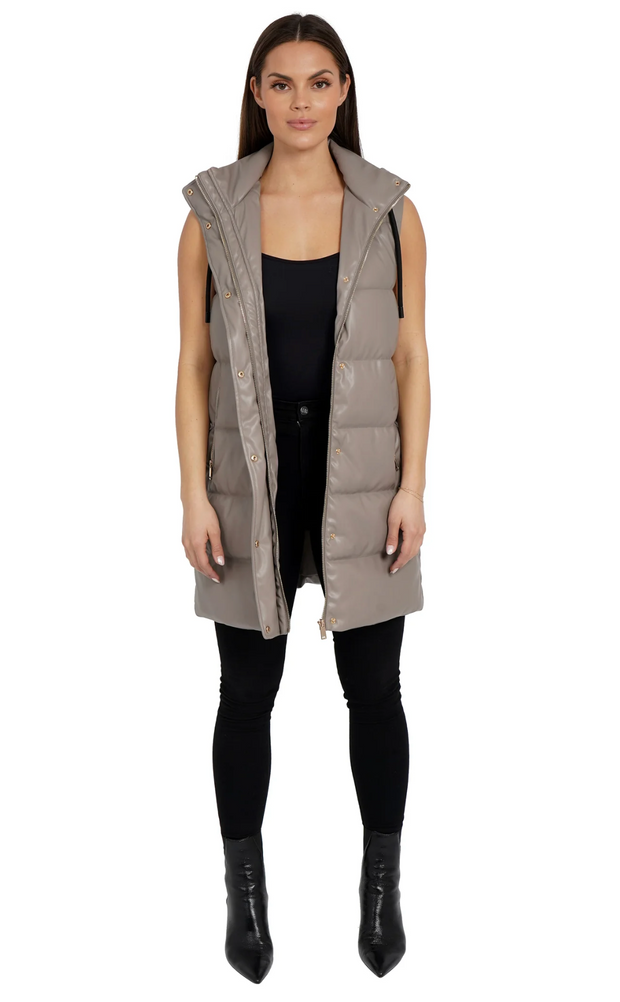 Cali Long Puffer Vest