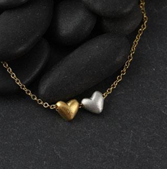 Double Baby Heart Necklace